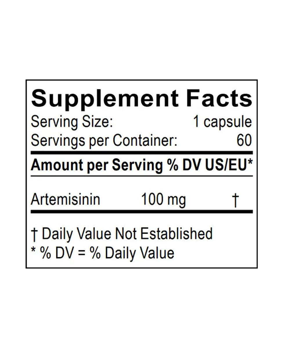 artemisinin supplement facts