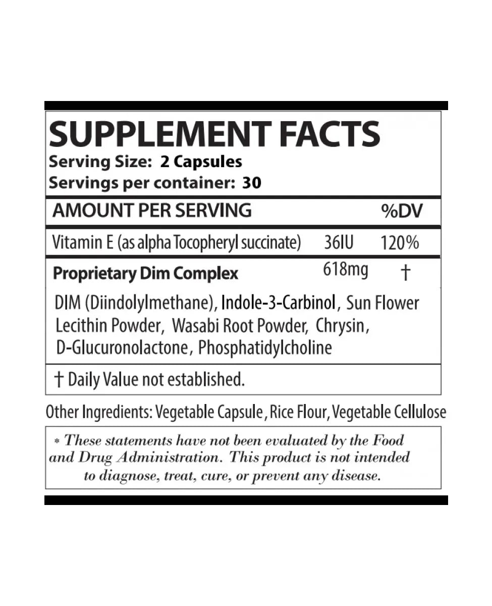 estro block pro supplement facts