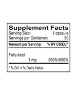 folic acid supplement facts