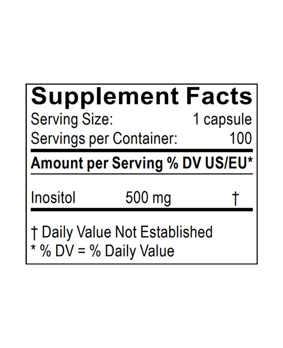 inositol supplement facts