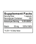 niacin supplement facts