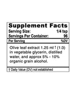 olive leaf extract supplement facts