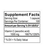 vitamin c supplement facts